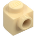 LEGO Tan Brick 1 x 1 x 0.7 Round with Side Stud (3386)