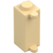 LEGO Beige Stein 1 x 1 x 2 mit Shutter Halter (3581)