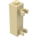 LEGO Beige Palikka 1 x 1 x 3 jossa Pystysuora Clips (Kiinteä nuppi) (60583)