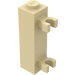 LEGO Beige Backstein 1 x 1 x 3 mit Vertikale Clips (Solider Bolzen) (60583)