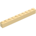 레고 탠 껍질 벽돌 1 x 10 (6111)