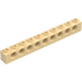 LEGO Tan Brick 1 x 10 with Holes (2730)