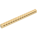 레고 탠 껍질 벽돌 1 x 16 ~와 함께 구멍 (3703)