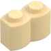 LEGO Tan Brick 1 x 2 Log (30136)