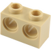 LEGO Zandbruin Steen 1 x 2 met 2 Gaten (32000)