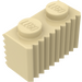 LEGO Beige Stein 1 x 2 mit Gitter (2877)