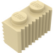 LEGO Tan Brick 1 x 2 with Grille (2877)