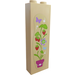 LEGO Tan Brick 1 x 2 x 5 with strawberries plant and butterflies right  Sticker with Stud Holder (2454)