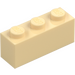 LEGO Tan Brick 1 x 3 (3622 / 45505)