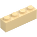 LEGO Tan Brick 1 x 4 (3010)