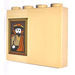 LEGO Tan Brick 1 x 4 x 3 with Picture of a Wizard Sticker (49311)