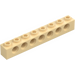 LEGO Tan Brick 1 x 8 with Holes (3702)