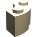 LEGO Beige Backstein 2 x 2 Runden Ecke mit Bolzenkerbe und normaler Unterseite (3063 / 45417)