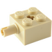 LEGO Zandbruin Steen 2 x 2 met Pin en asgat (6232 / 42929)