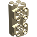 LEGO bronzer Brique 2 x 2 x 3.3 Octagonal avec Goujons latéraux (6042)