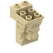 LEGO Beige Backstein 2 x 3 x 3 mit Lion&#039;s Kopf Carving und Ausgeschnitten (30274 / 69234)