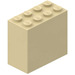 LEGO Zandbruin Steen 2 x 4 x 3 (30144)