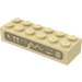 LEGO bronzer Brique 2 x 6 avec Hieroglyphs Autocollant (2456 / 44237)