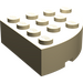 LEGO Tan Brick 4 x 4 Round Corner (2577)