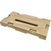 LEGO Beige Klods 8 x 16 x 1.3 med Sliding Stand Slot (41819)