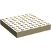 LEGO Zandbruin Steen 8 x 8 (4201 / 43802)