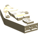 LEGO Zandbruin Coffin Deksel - Egyptian  (30164)