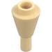 LEGO Tan Cone 1 x 1 Inverted with Bar (11610)