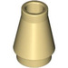 LEGO Tan Cone 1 x 1 without Top Groove (4589 / 6188)