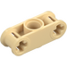 LEGO Beige Kryds Blok 1 x 3 med To Aksel Huller (32184 / 42142)