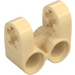 LEGO Tan Cross Block 2 x 2 Split (Axle / Twin Pin) (41678)