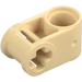 LEGO Tan Cross Block 90° 1 x 2 (Axle/Pin) (6536 / 40146)