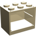 LEGO Tan Cupboard 2 x 3 x 2 with Solid Studs (4532)