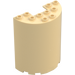 LEGO Tan Cylinder 3 x 6 x 6 Half (35347 / 87926)