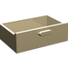 LEGO Zandbruin Drawer zonder versterking (4536)