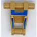LEGO Zandbruin Droid Torso met Blauw Insignia (30375 / 40214)