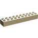 LEGO Beige Duplo Backstein 2 x 10 (2291)