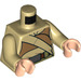 LEGO Tan First Order Transporter Female Resistance Soldier Minifig Torso with Tan Arms and light Flesh (973 / 76382)