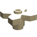 LEGO Zandbruin Bloem 2 x 2 met Angular Bladeren (4727)