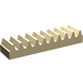 LEGO Zandbruin Tandwiel Rack 4 (3743 / 4296)