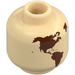 LEGO Tan Globe (Recessed Solid Stud) (3626 / 100637)