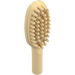 LEGO Tan Hairbrush with Short Handle (10mm) (3852)