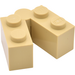 LEGO Tan Hinge Brick 1 x 4 Swivel