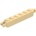 레고 탠 껍질 돌쩌귀 벽돌 1 x 6 잠금 더블 (30388 / 53914)