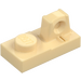 LEGO Beige Scharnier Platte 1 x 2 Verriegelt mit Single Finger auf oben (30383 / 53922)