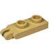 LEGO Tan Hinge Plate 1 x 2 with 2 Fingers Hollow Studs (4276)