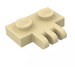 LEGO Zandbruin Scharnier Plaat 1 x 2 met 3 Stubs (2452)