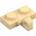 LEGO Tan Hinge Plate 1 x 2 with Vertical Locking Stub with Bottom Groove (44567)