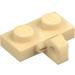 LEGO Tan Hinge Plate 1 x 2 with Vertical Locking Stub without Bottom Groove (44567 / 49716)