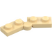 LEGO Tan Hinge Plate 1 x 4 Swivel Assembly (1927 / 19954)