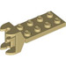 LEGO Tan Hinge Plate 2 x 4 with Articulated Joint - Female (3640)